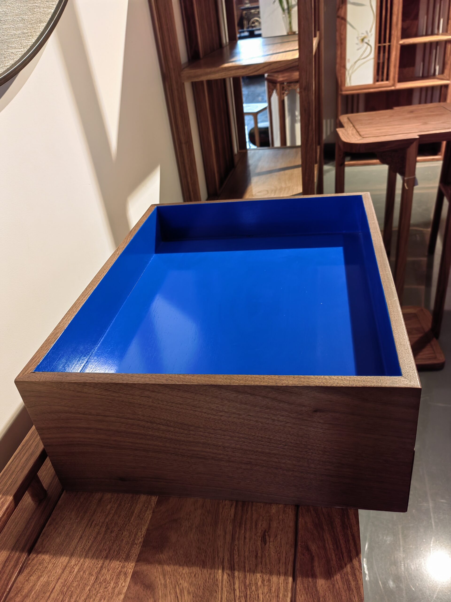 Premium Black Walnut Sand Tray - Image 2