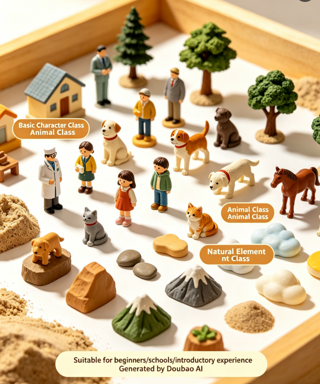 Basic Sand play Miniatures Set (300 pcs) - Image 3