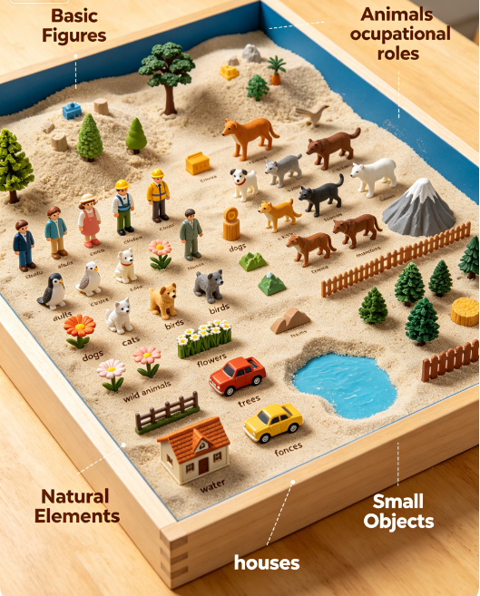 Basic Sand play Miniatures Set (300 pcs) - Image 4