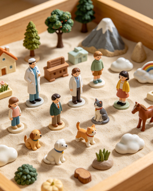Basic Sand play Miniatures Set (300 pcs) - Image 2