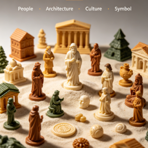 Professional Sand play Miniatures Set (600 pcs)