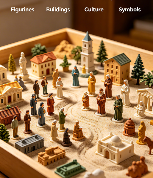 Professional Sand play Miniatures Set (600 pcs) - Image 3