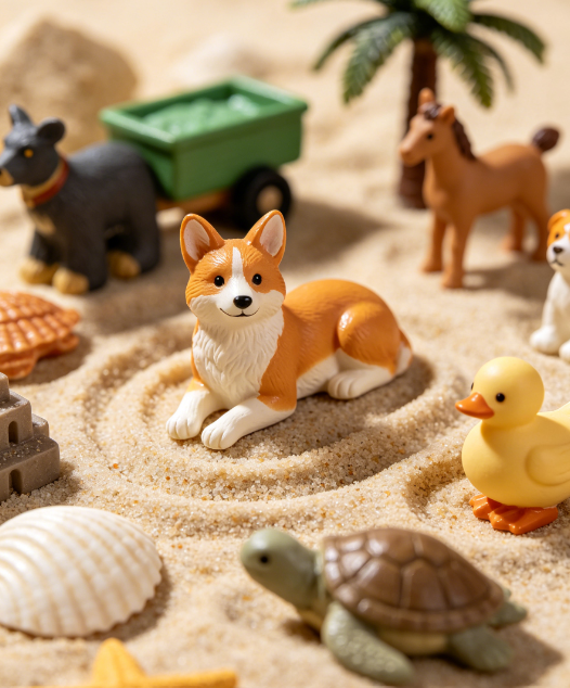 Professional Sand play Miniatures Set (600 pcs) - Image 8