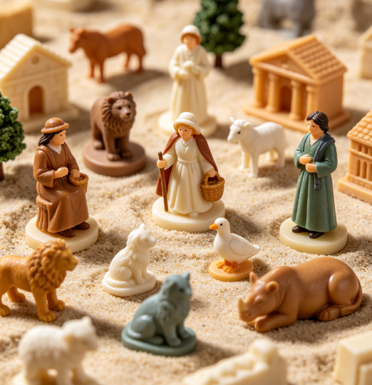 Professional Sand play Miniatures Set (600 pcs) - Image 11