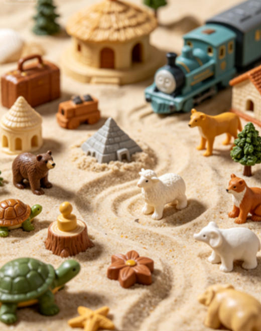 Professional Sand play Miniatures Set (600 pcs) - Image 12