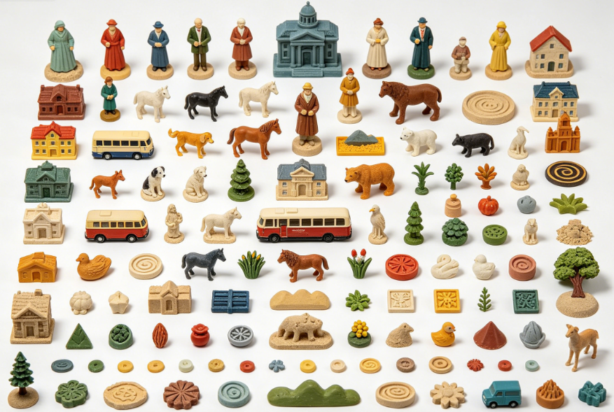 Complete Sand play Miniatures Collection (1000 pcs) - Image 4